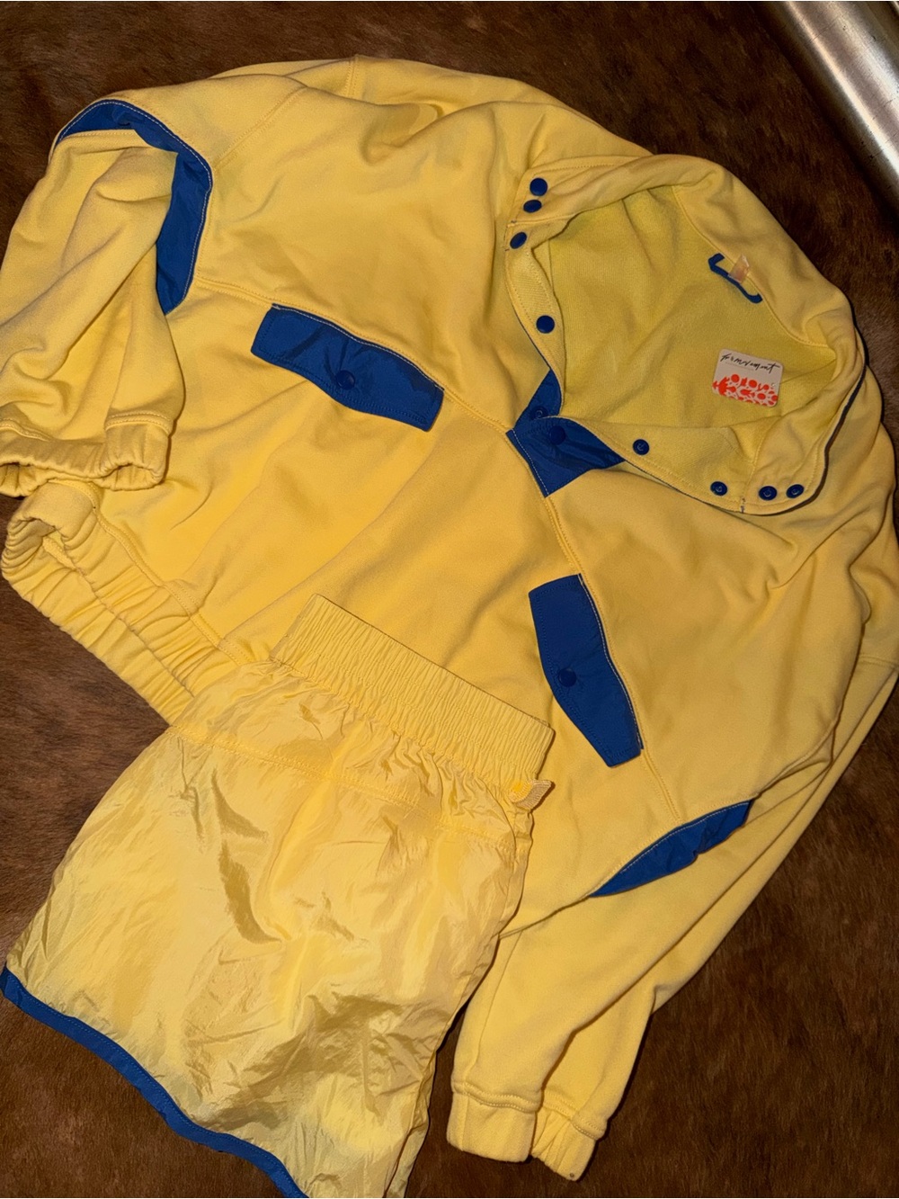FREE PEOPLE Blue & Yellow Set - Picture 2 of 6